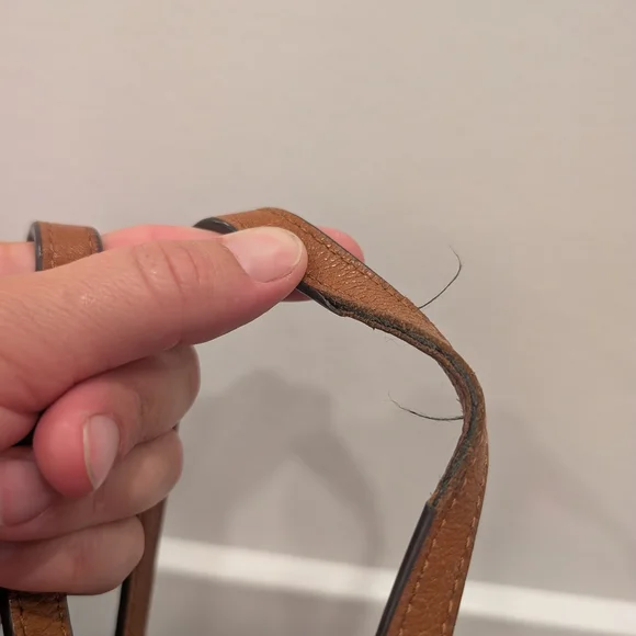 MICHAEL KORS Signature Brown Tote Bag with Chain Detail - Picture 8 of 14